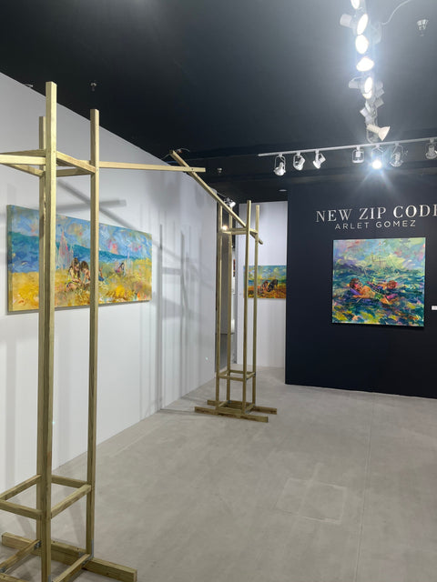new zip code solo exhibiton by Arlet Gomez in Palm Beach curated by Sergio Gomez