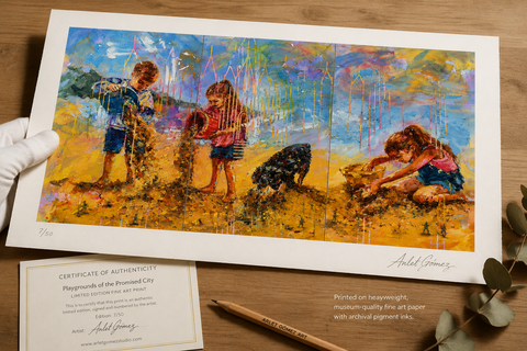 Playgrounds of the Promised City | Signed Limited Edition Fine Art Print Arlet Gomez