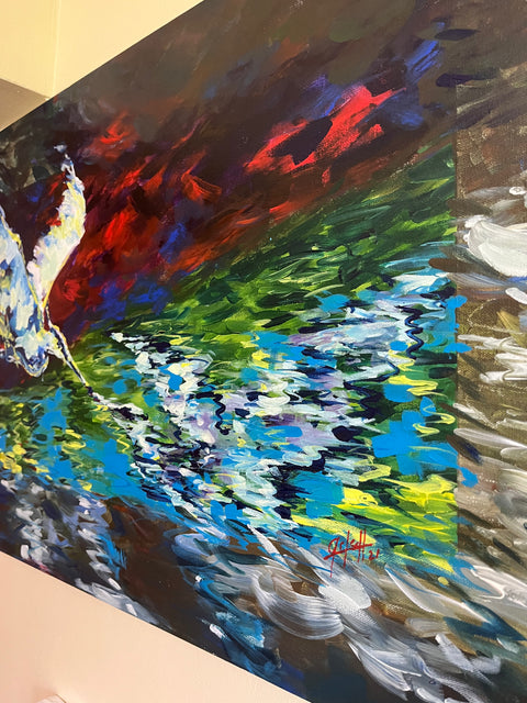 “Waters for a Blue Heron” Arlet Gomez