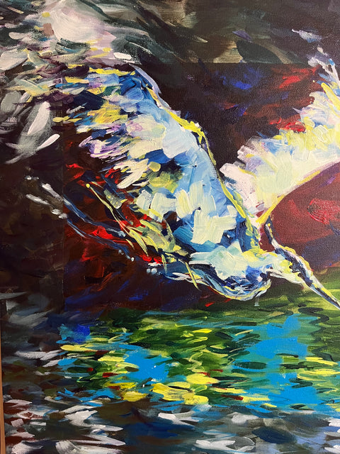 “Waters for a Blue Heron” Arlet Gomez