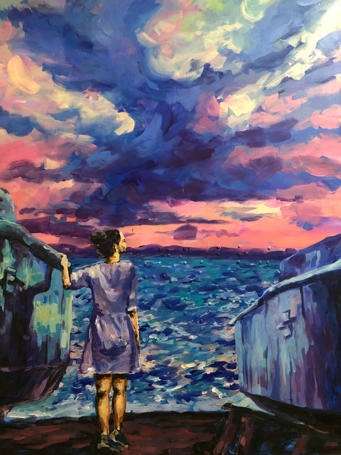 She and her thoughts - arletgomezstudio